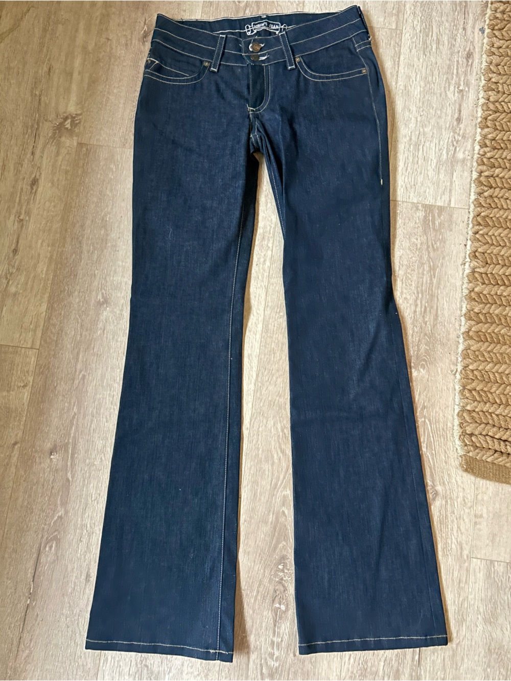 LKNU Women’s Robin Jeans dark wash Beverly Hills bootcut jeans 28